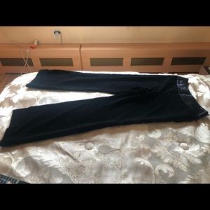 NWOT dressy velour black pants size 4P